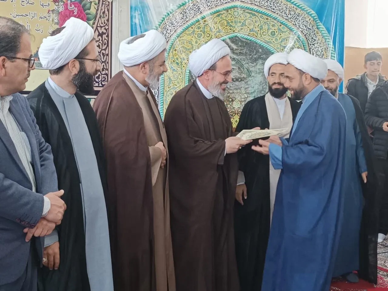 مراسم معارفه مدیر مدرسه علمیه المهدی مشگین شهر برگزار شد