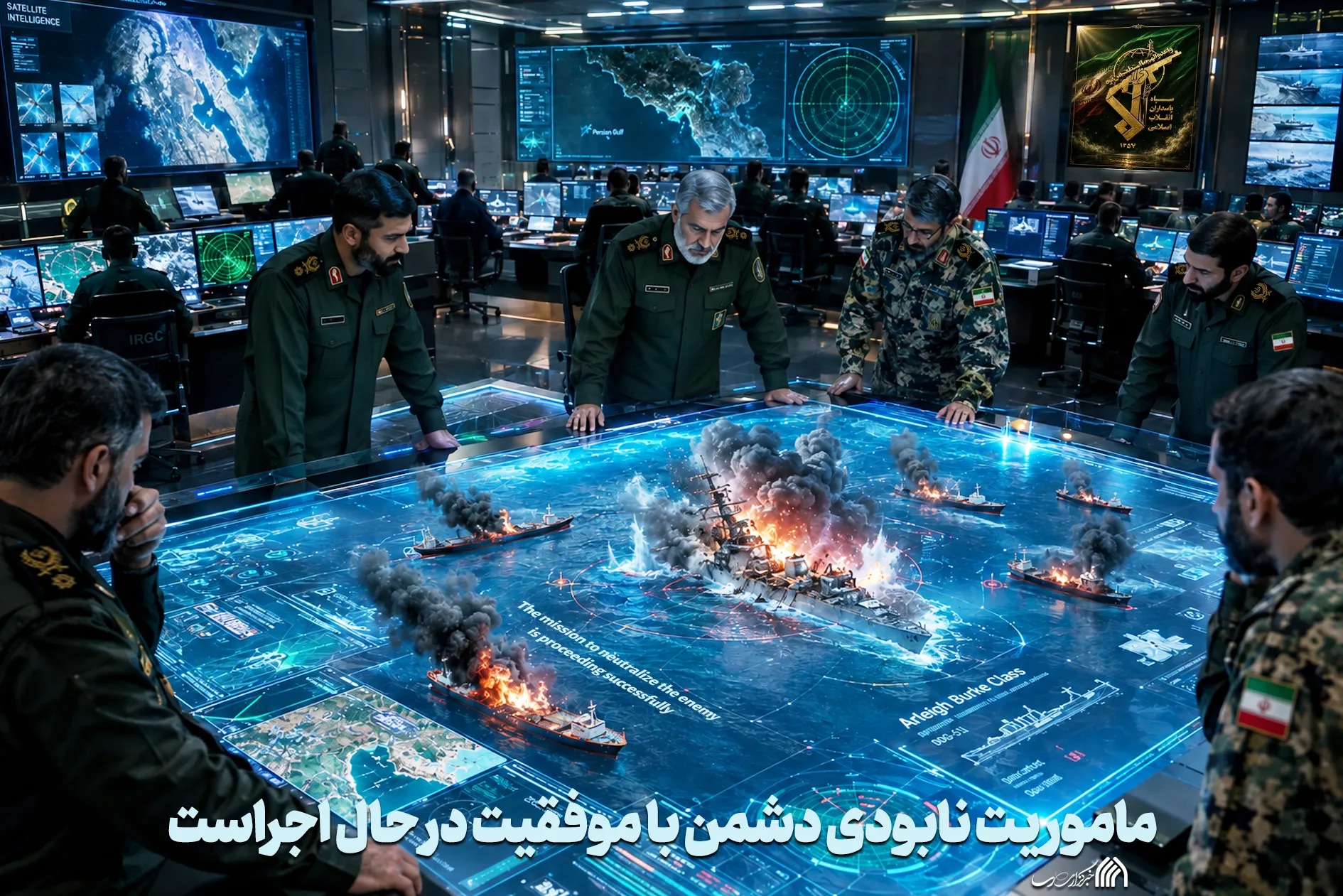 لوح | ماموریت نابودی دشمن با موفقیت در حال اجراست