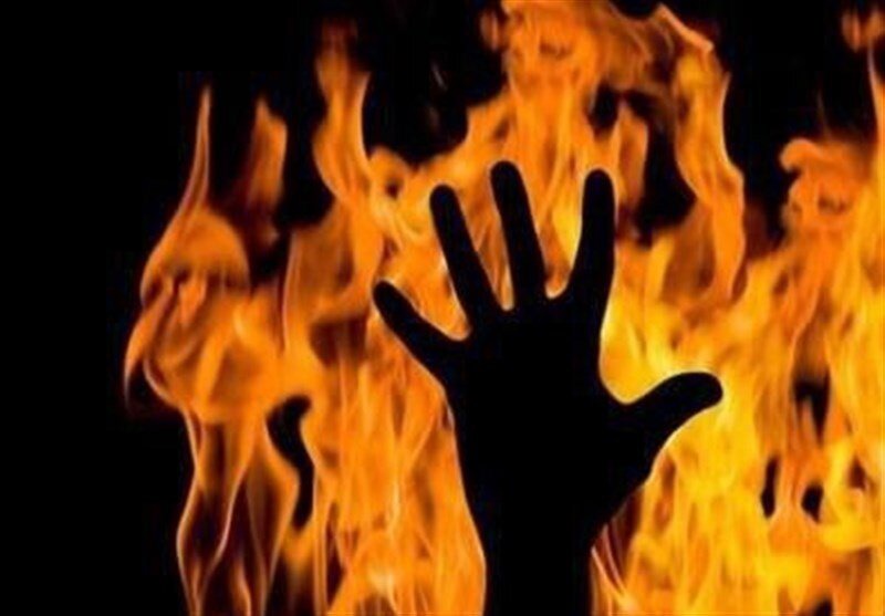 جان باختن ۲ کارگر در آتش‌سوزی یک کارگاه