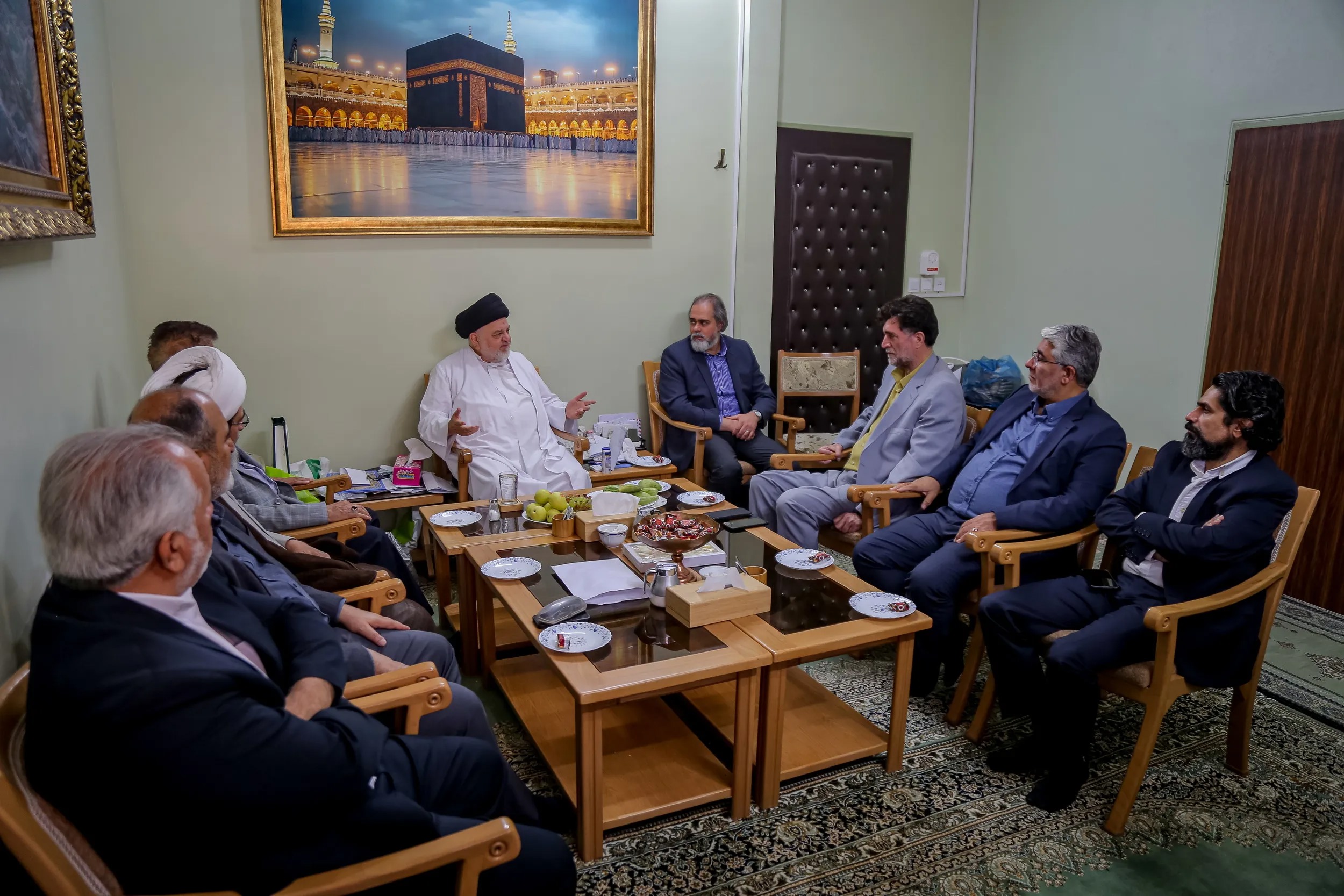 دیدار رئیس سازمان سینمایی با نماینده آیت‌الله سیستانی در قم