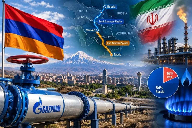 نقش روسیه و ایران در تامین گاز ارمنستان؛ معادله تهران،گاز در برابر برق