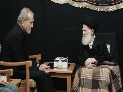 آخرین دیدار رئیس جمهور با مرحوم آیت الله العظمی شبیری زنجانی
