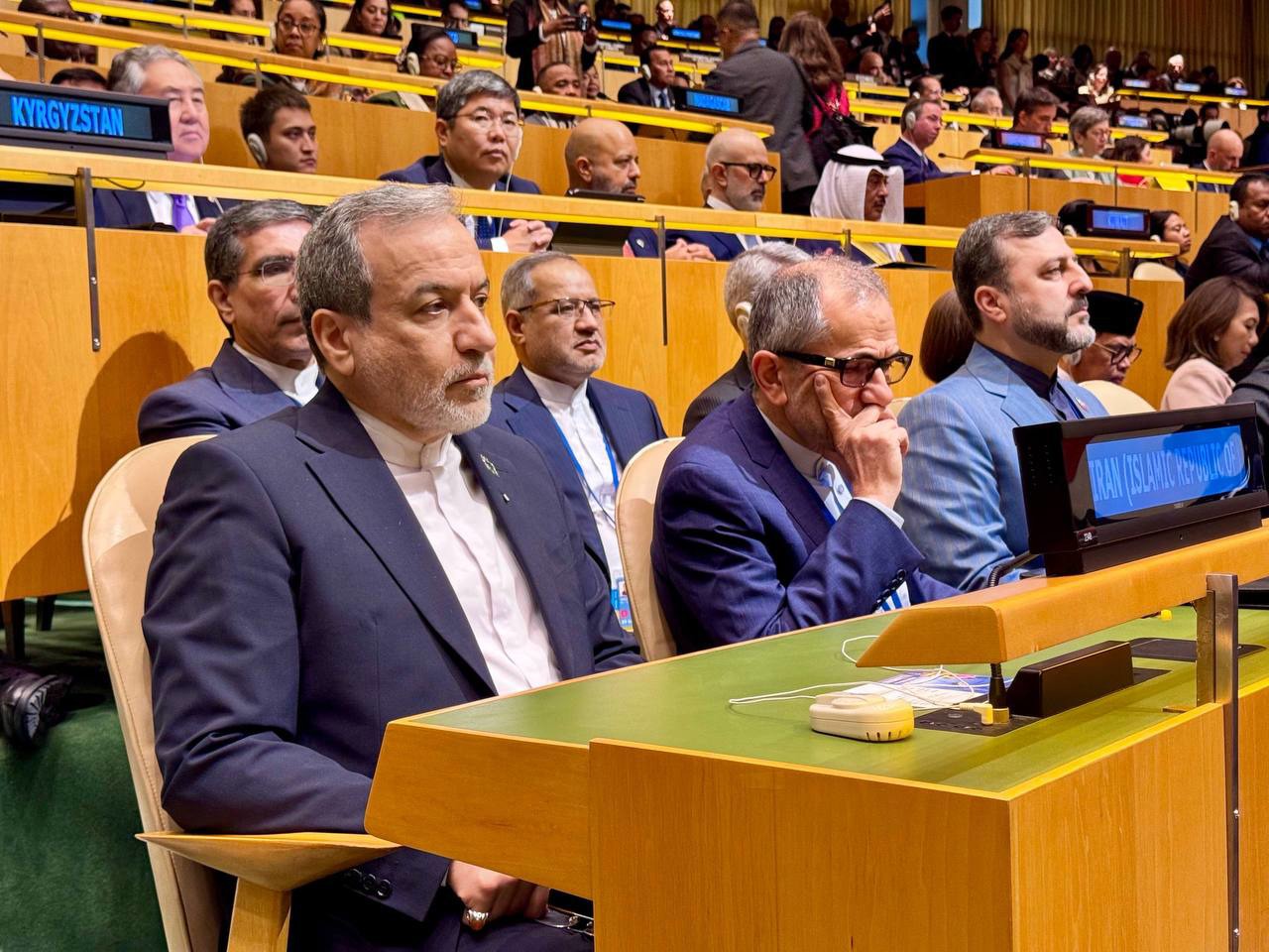 عراقچی در نشست مجمع عمومی سازمان ملل حاضر شد