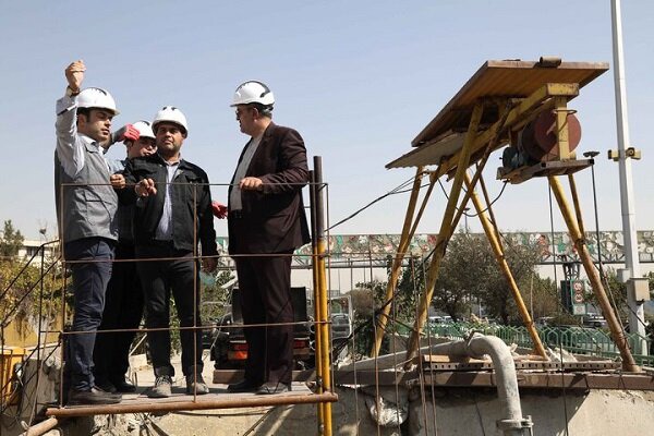 بتن‌ریزی گسترده در فاز نخست زیرگذر امام موسی صدر قم آغاز شد