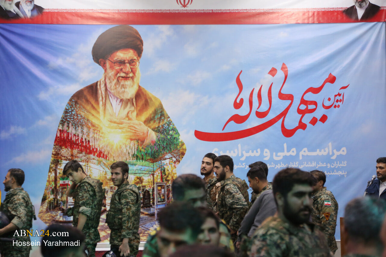 آیین «میهمانی لاله‌ها» در آستان امامزادگان ابراهیم و محمد(ع)
