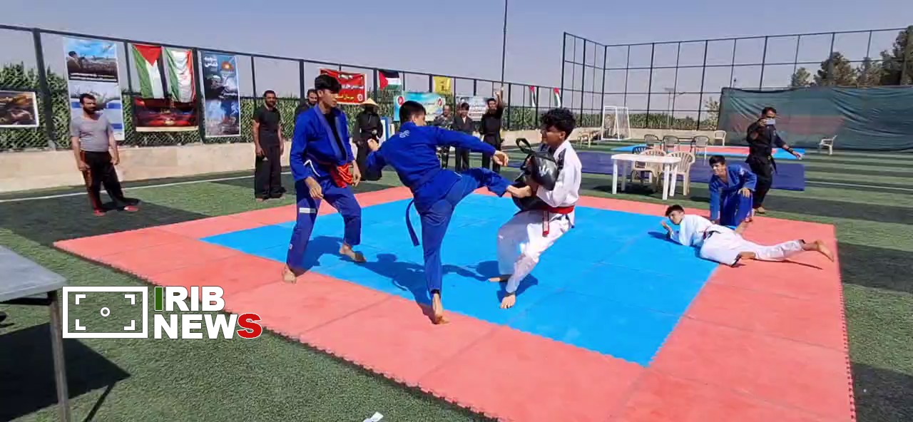 جعفریه، صحنه نمایش توان رزمی ورزشکاران قم