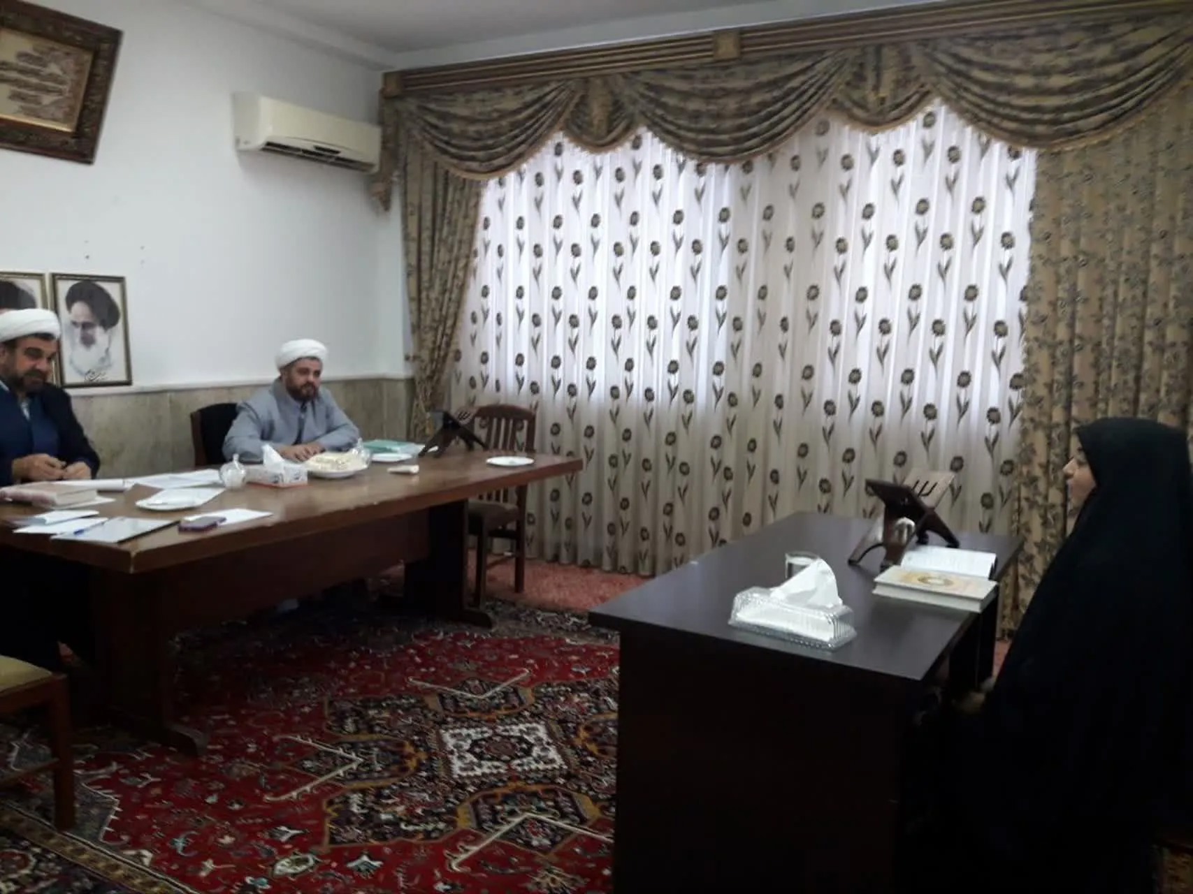مصاحبه داوطلبان سطح ۳ حوزه علمیه خسروشاه برگزار شد