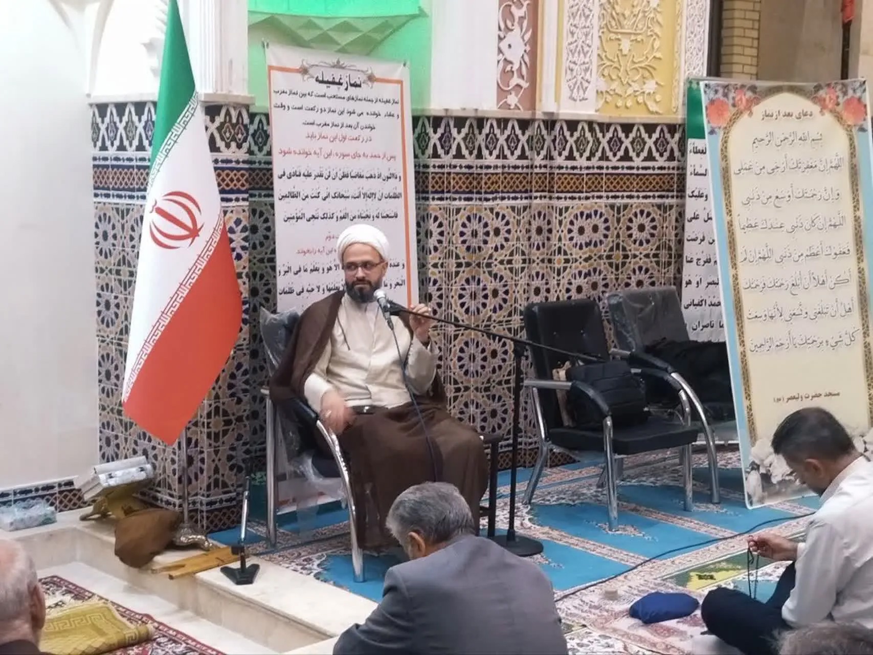 مدیر مرکز رسیدگی به امور مساجد آذربایجان شرقی از مسجد ولی‌عصر کوی نصر بازدید کرد
