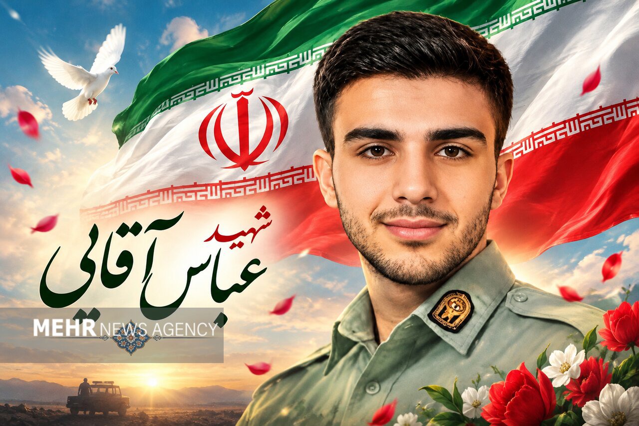 پیکر شهید تکاور فراجا در حرم حضرت معصومه(س) بدرقه می‌شود