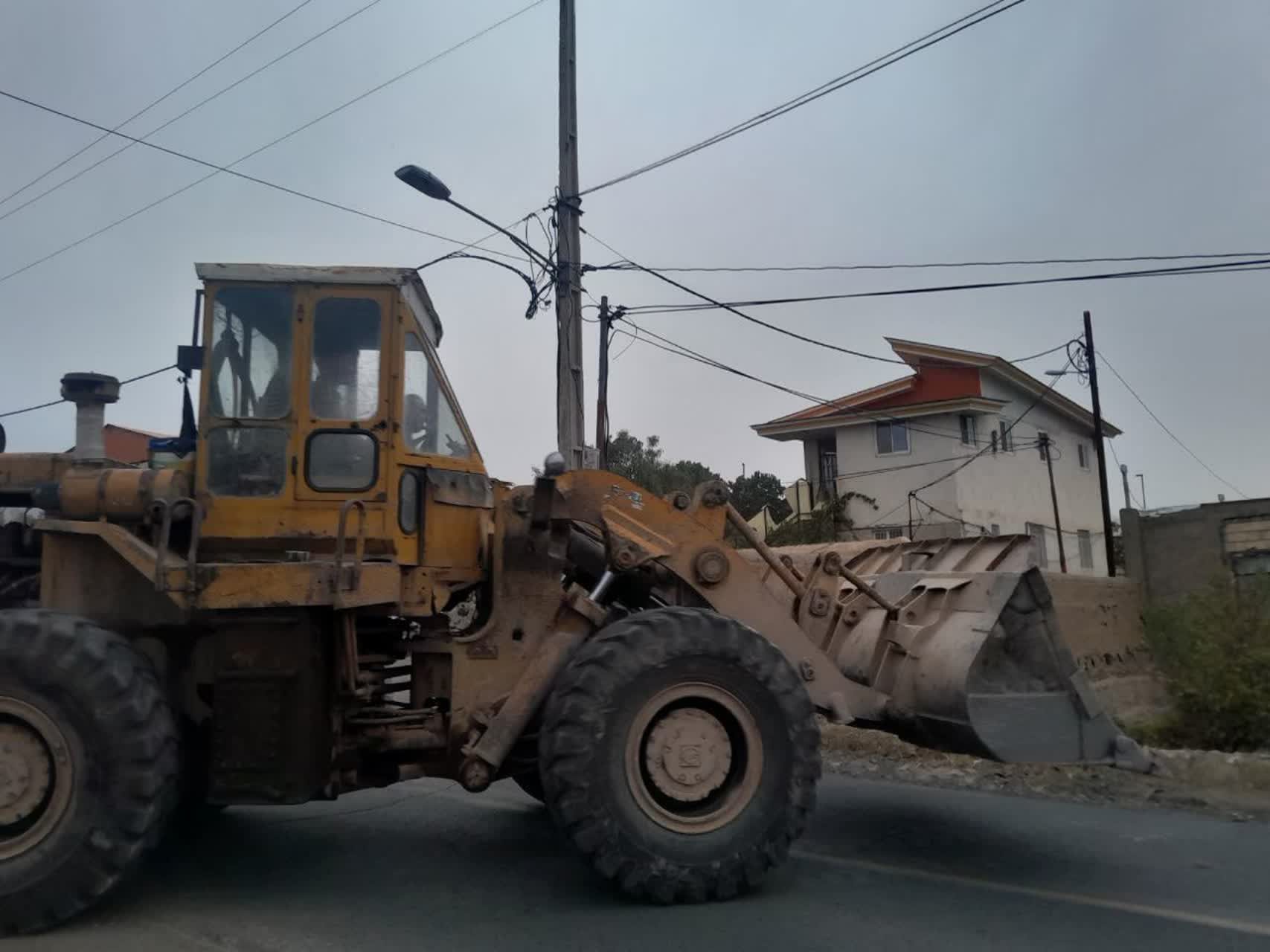 آغاز عملیات تعریض ورودی روستای خاوه قم