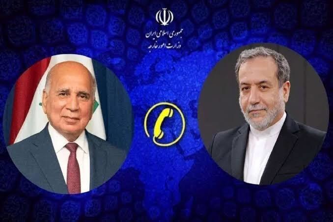 گفت‌وگوی تلفنی وزرای خارجه ایران و عراق