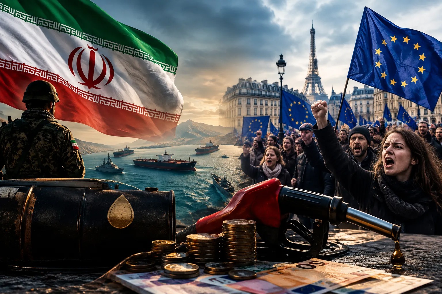 تحریم ایرانی، بحران اروپایی / صورت‌حساب جنگ در کف خیابان‌های اروپا