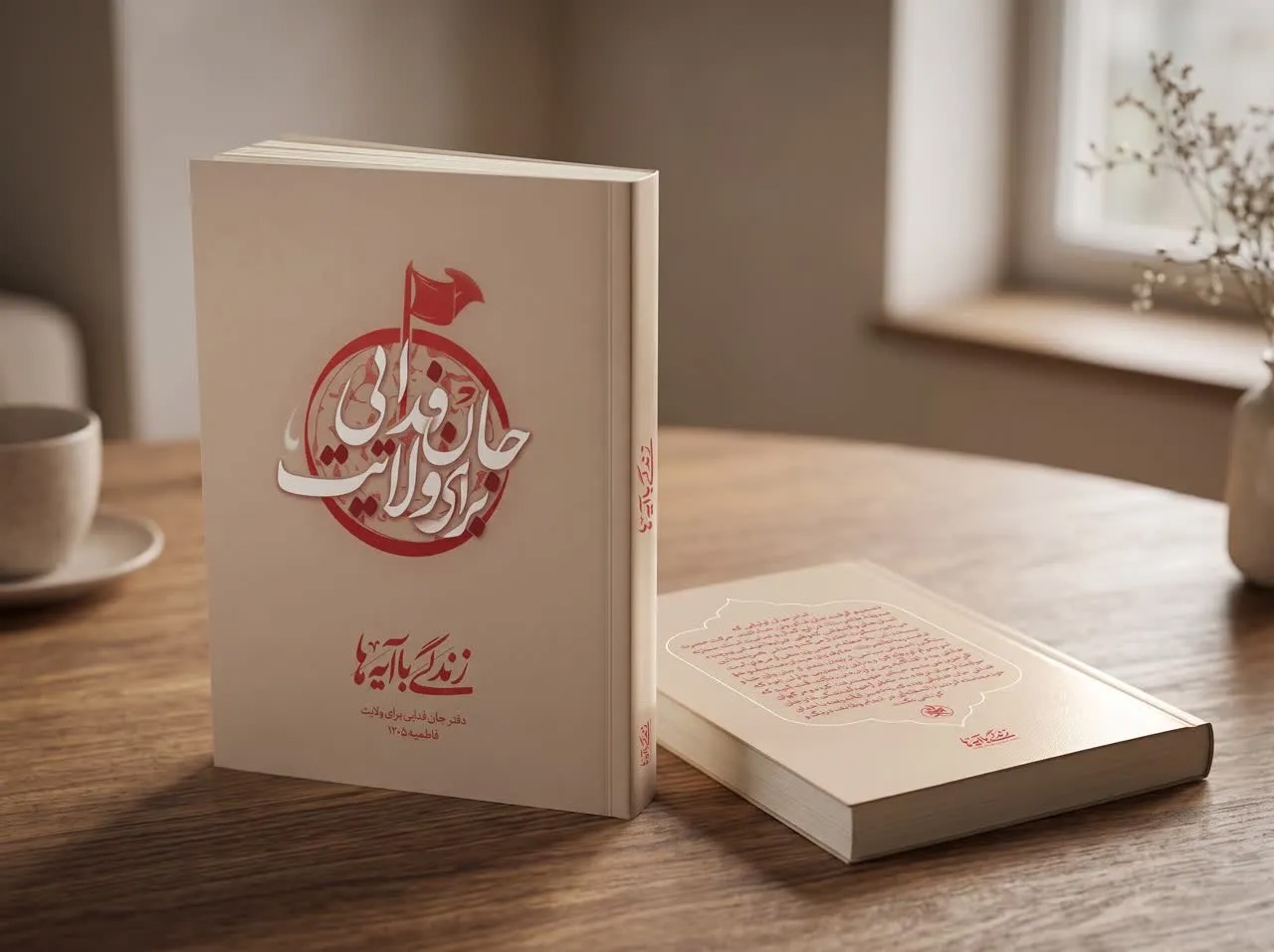 نسخه الکترونیک کتاب «زندگی با آیه‌ها؛ دفتر جان‌فدایی برای ولایت» منتشر شد