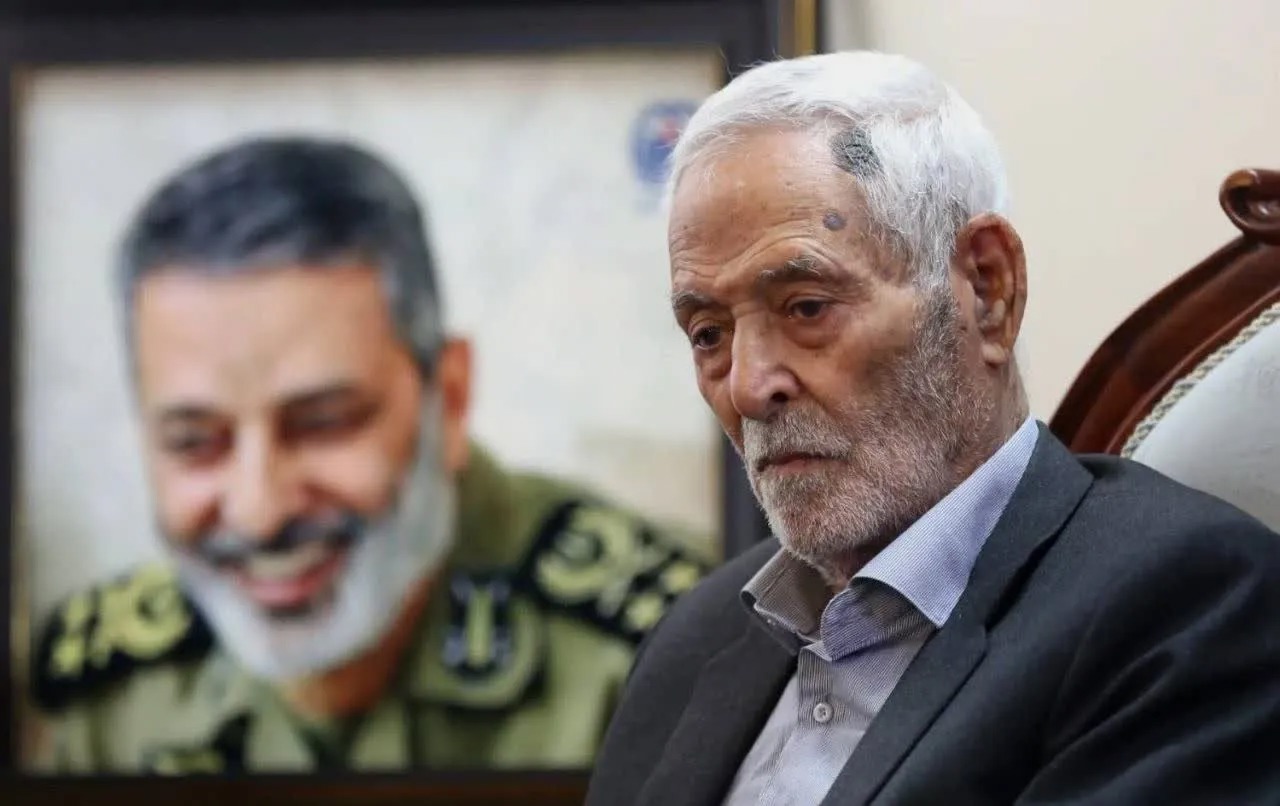 پدر شهید امیر سپهبد موسوی به فرزند شهیدش پیوست