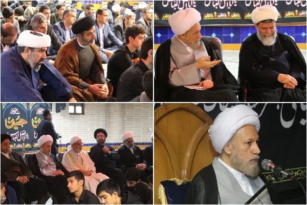 تصاویر| مراسم سوگواری ایام فاطمیه به میزبانی مدیریت حوزه علمیه فارس
