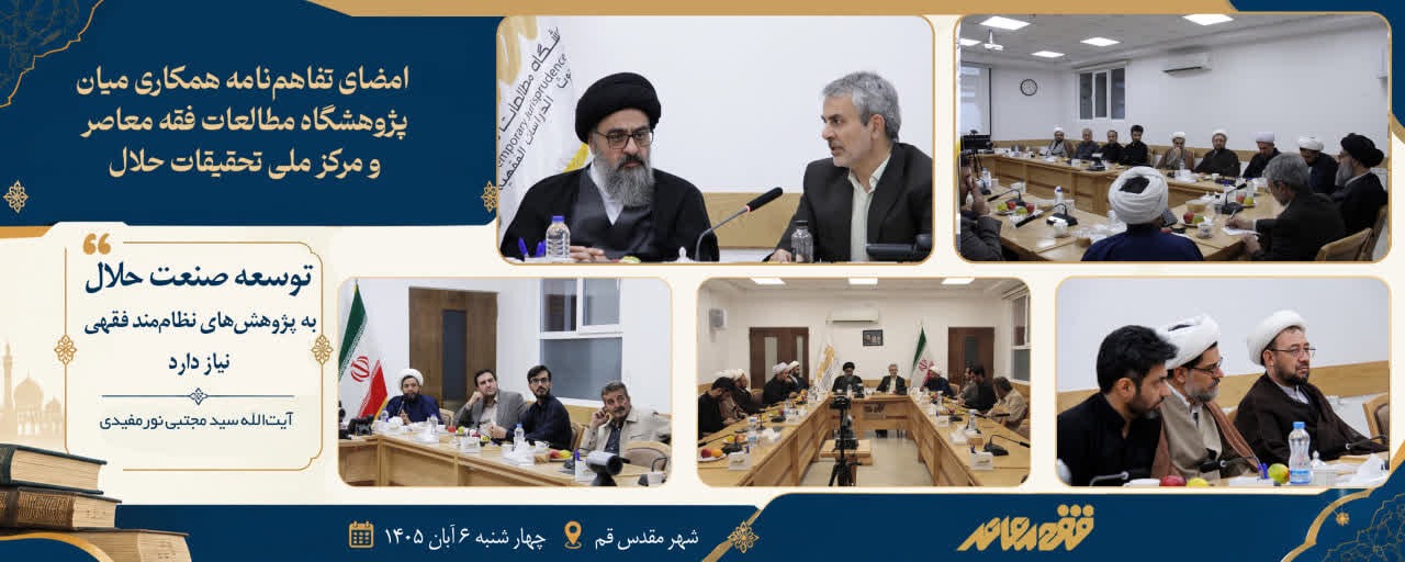 آیت‌الله نورمفیدی: توسعه صنعت حلال به پژوهش‌های نظام‌مند فقهی نیاز دارد