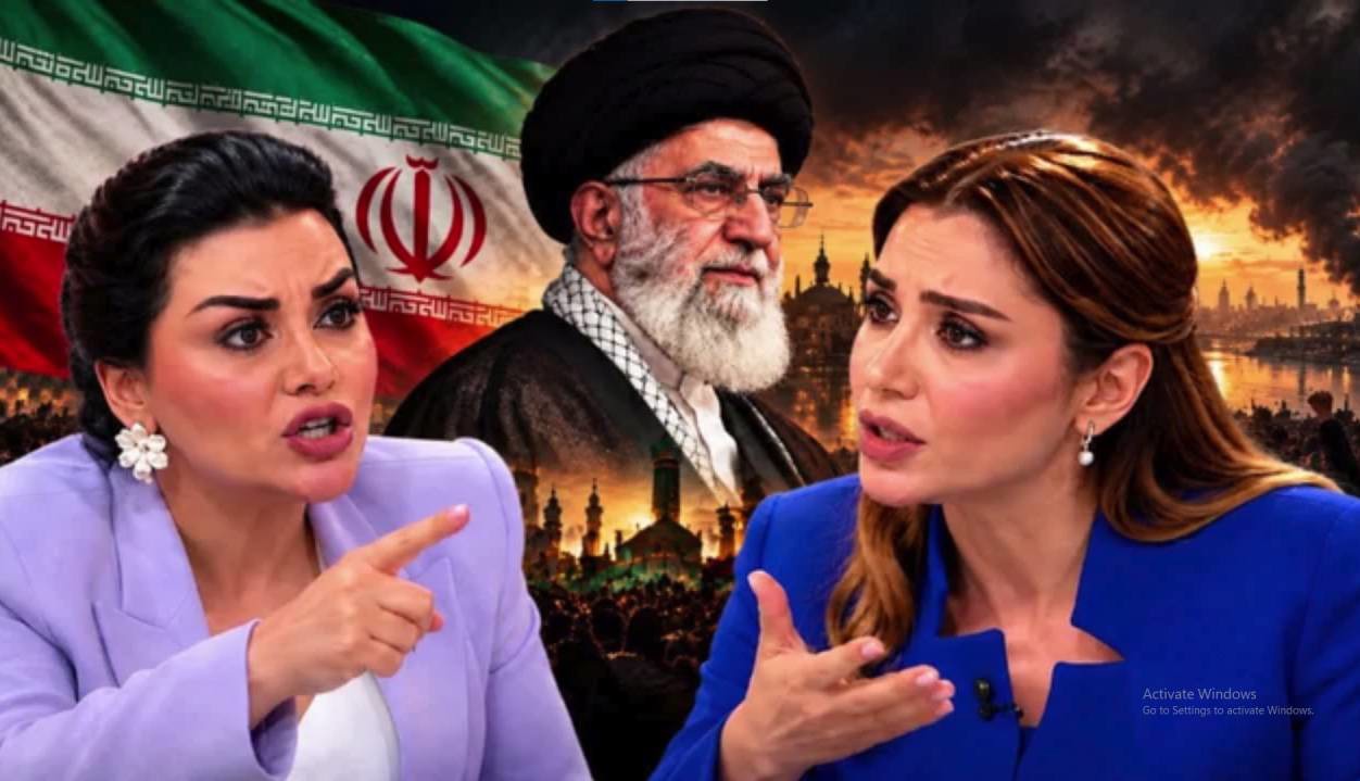 دفاع جانانه بازیگر سرشناس عراقی از ایران و رهبر شهید در برابر اتهامات مجری!
